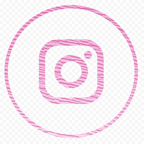 HD Beautiful Round Pink Aesthetic Instagram Logo Icon PNG