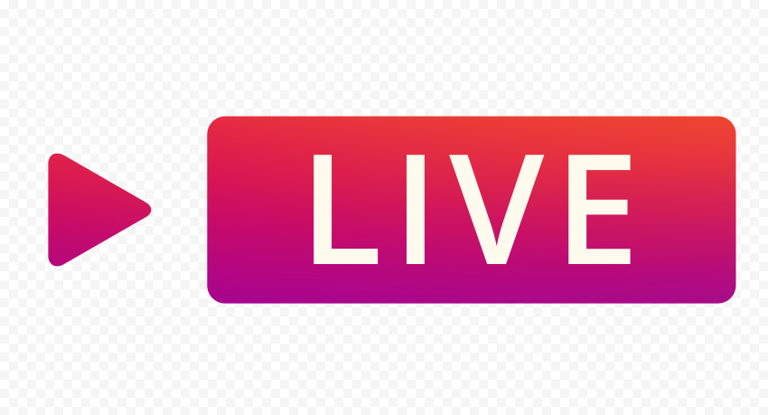 HD Live Stream Instagram Button PNG