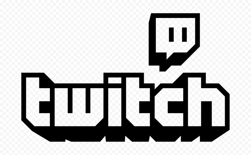HD Black Twitch Official Logo Transparent Background PNG | Citypng