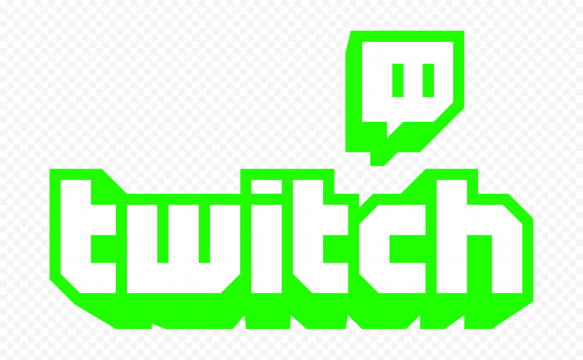HD Green & White Twitch Logo Transparent Background PNG | Citypng