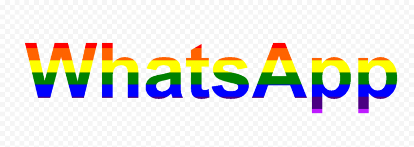 HD Rainbow Whatsapp Logo PNG
