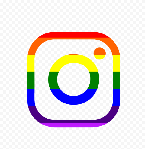 HD Instagram Rainbow Logo Icon PNG | Citypng