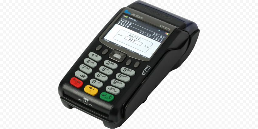 HD Realistic POS Machine With Credit Card PNG | Citypng
