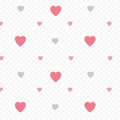 HD Valentine Day Hearts Pattern Background PNG
