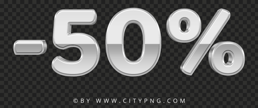 50% Percent Yellow Text Number PNG | Citypng