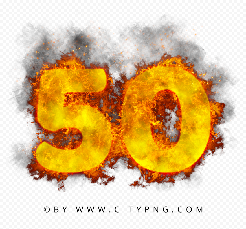 50 Text Number Cookie Style Image PNG | Citypng