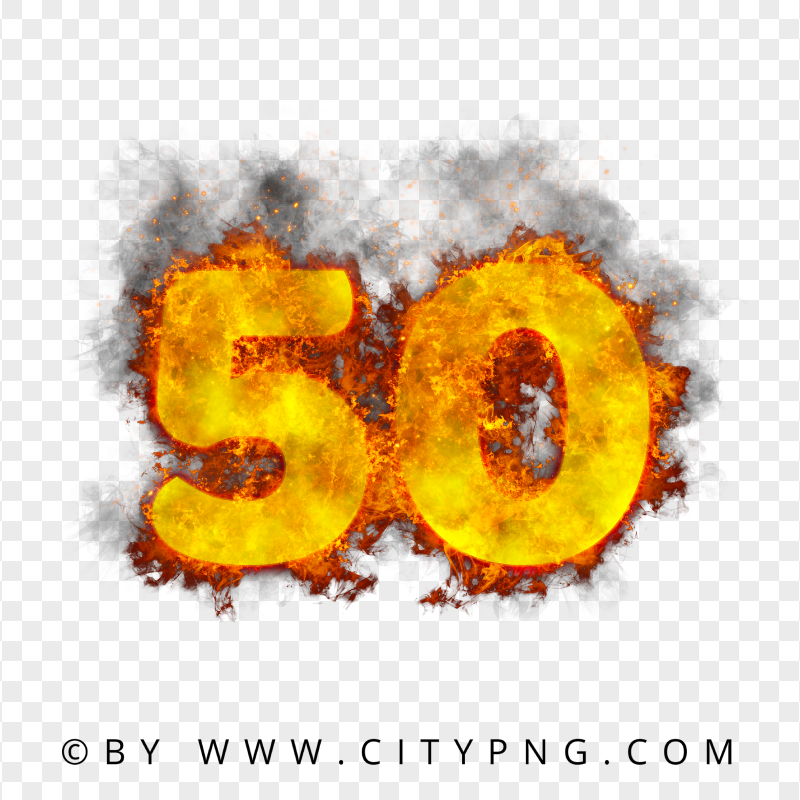 50 Exploding 50% Percent Fireworks Sparkline Text HD PNG | Citypng