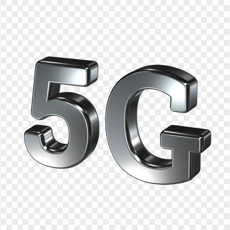 5G Silver Logo Icon HD PNG