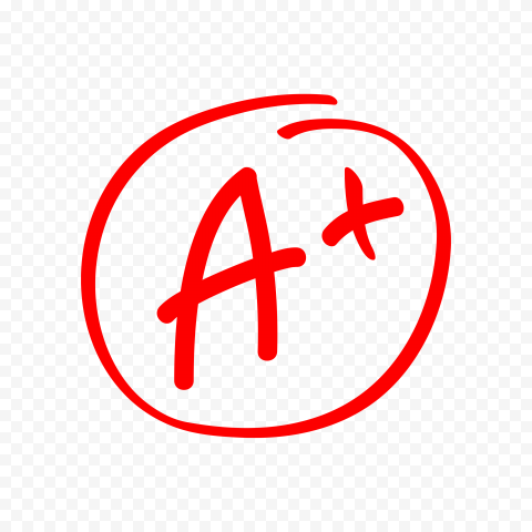 A+ Grade Result Hand Drawn PNG Image | Citypng