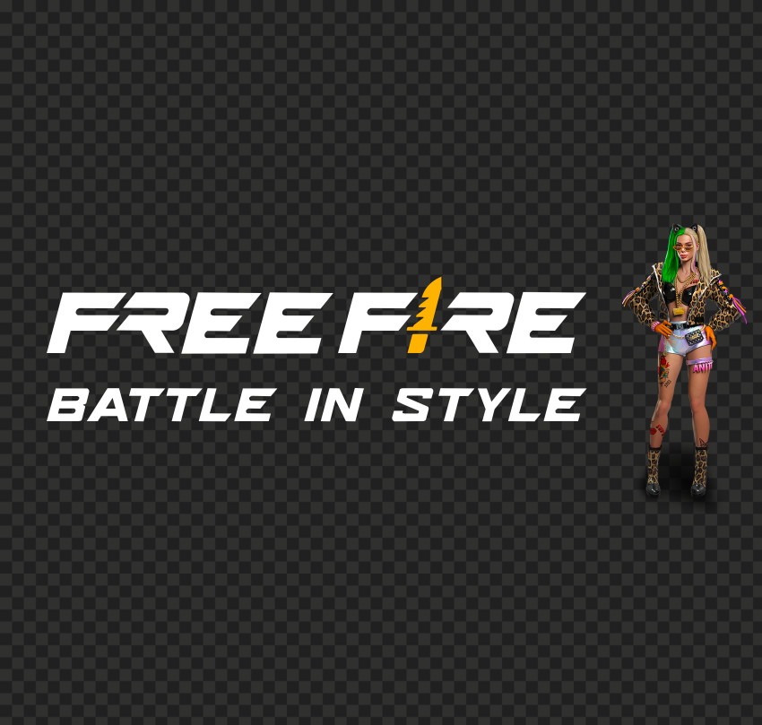 A-Patroa Character With Free Fire Logo PNG IMG