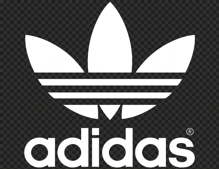 Adidas Trefoil White Logo HD PNG Citypng