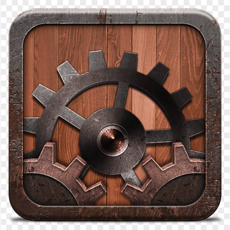 Antique Settings Square App Icon PNG Image