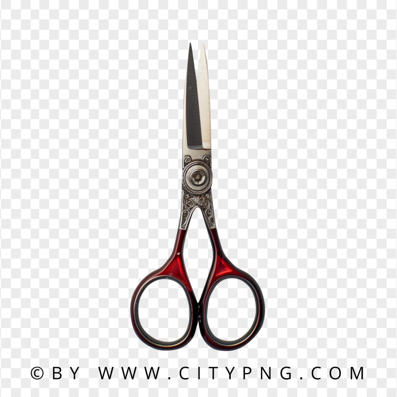 Antique Vintage Style Scissors HD Transparent Background