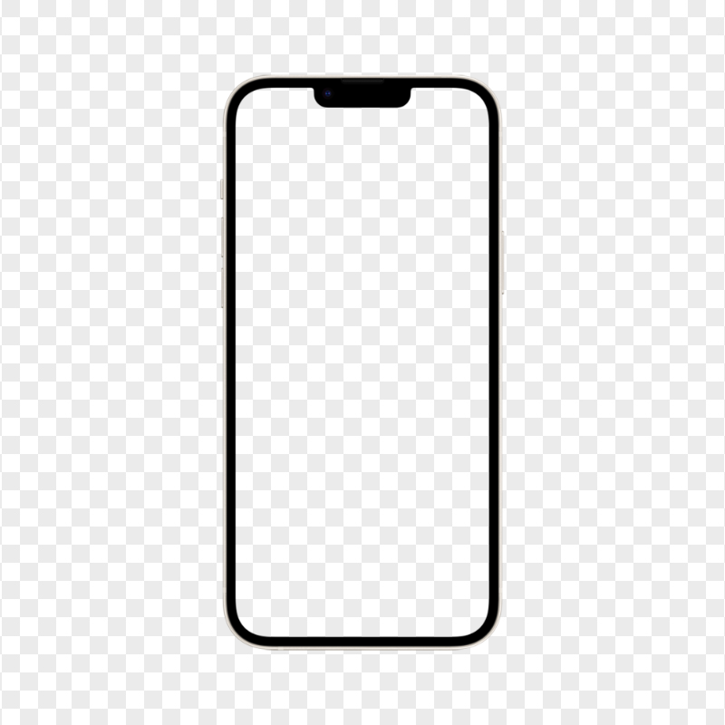 Apple iPhone 14 Mockup Transparent Background