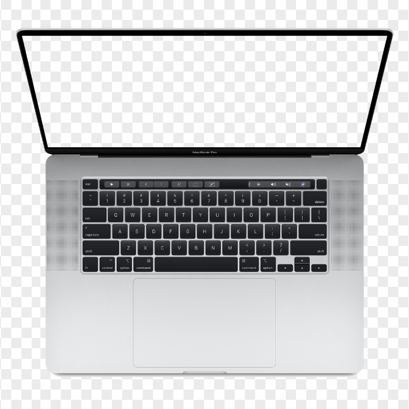 Apple Macbook Pro Top View Mockup PNG