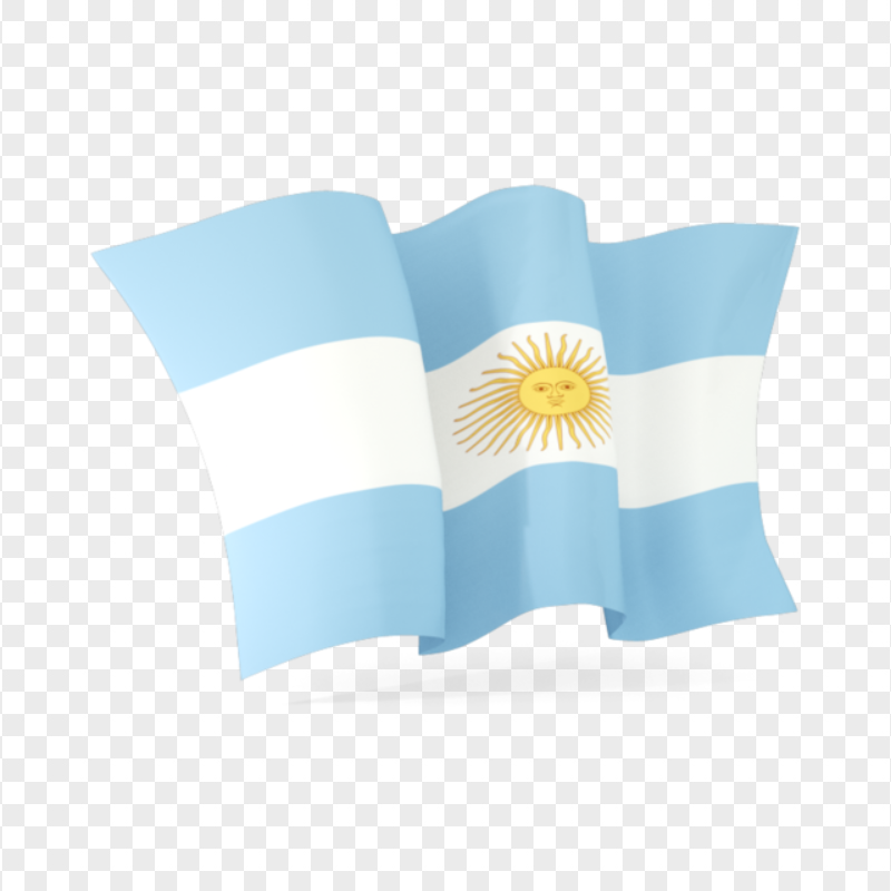 Argentina Waving Flag Icon PNG