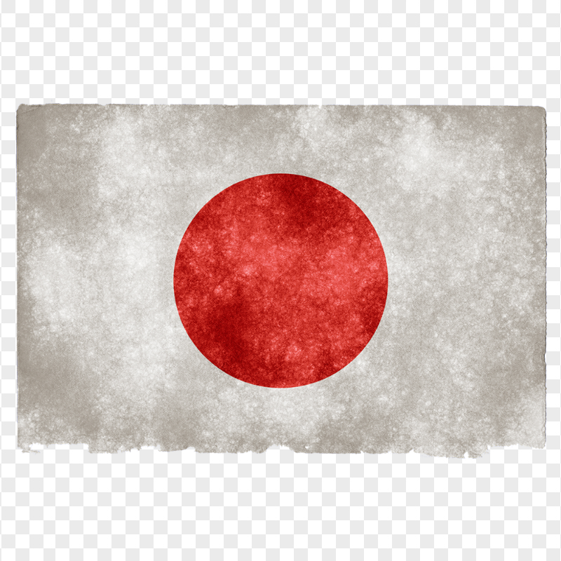 Artistic Japan Flag Transparent PNG