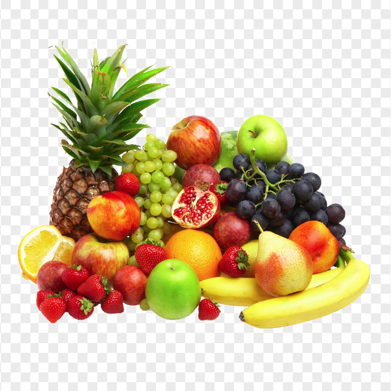 Assorted Natural Fruits Foods PNG