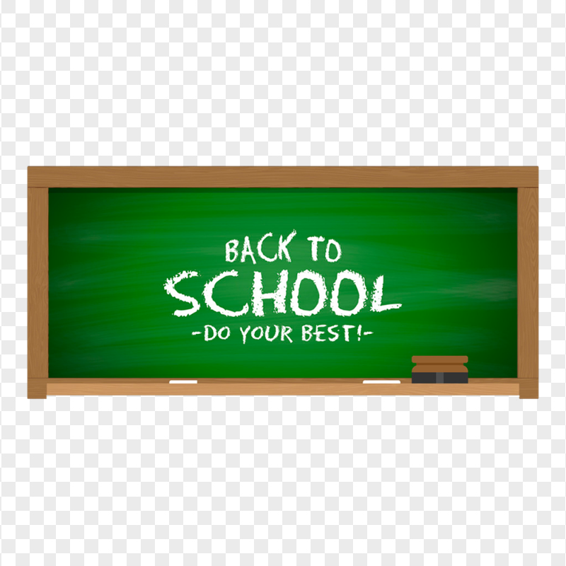 Back To School Slate Chalkboard Blackboard Image PNG