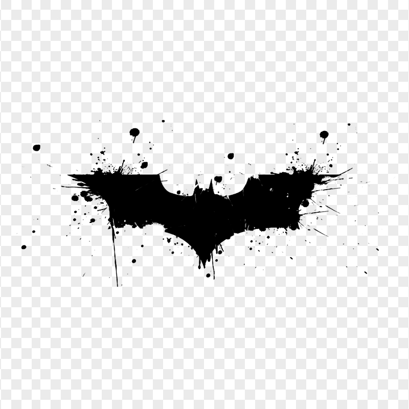 Batman Paint Splash Logo Sign Icon Image PNG