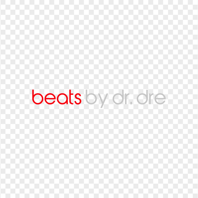 Beats By Dr Dre Text Logo PNG