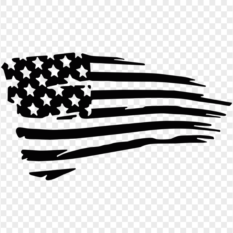 Black American USA United States Clipart Flag