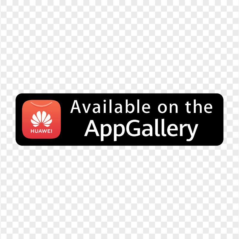 Black Available On The App Gallery Huawei Logo