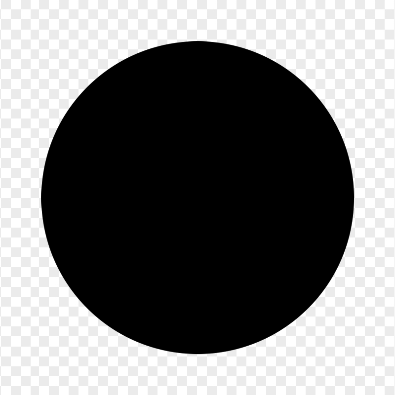 Black Circle Transparent PNG