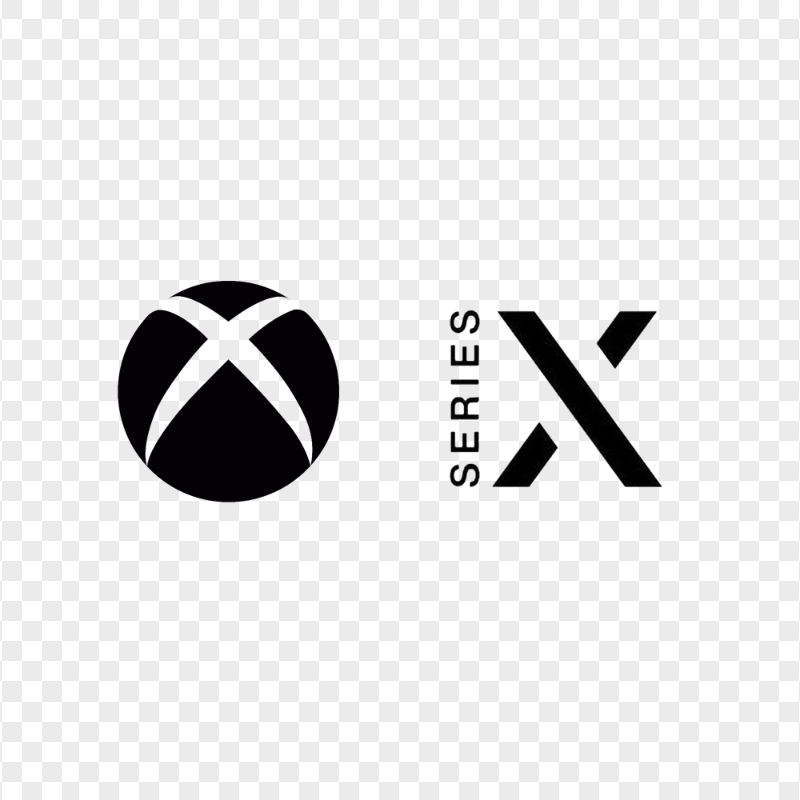 Black Microsoft Xbox Series X Logo