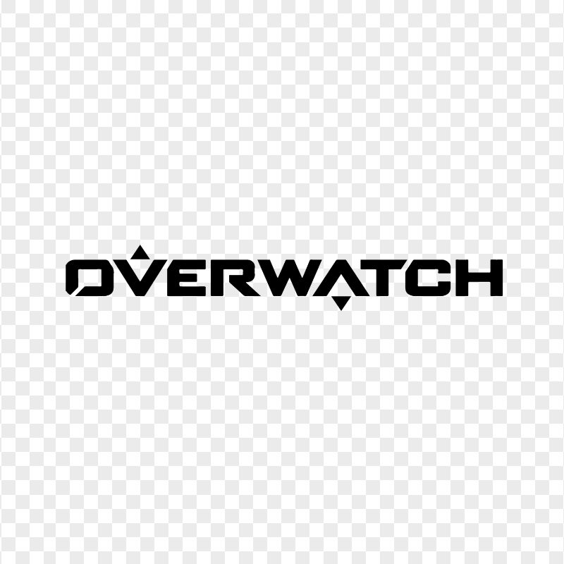 Black Overwatch Text Logo Without Symbol