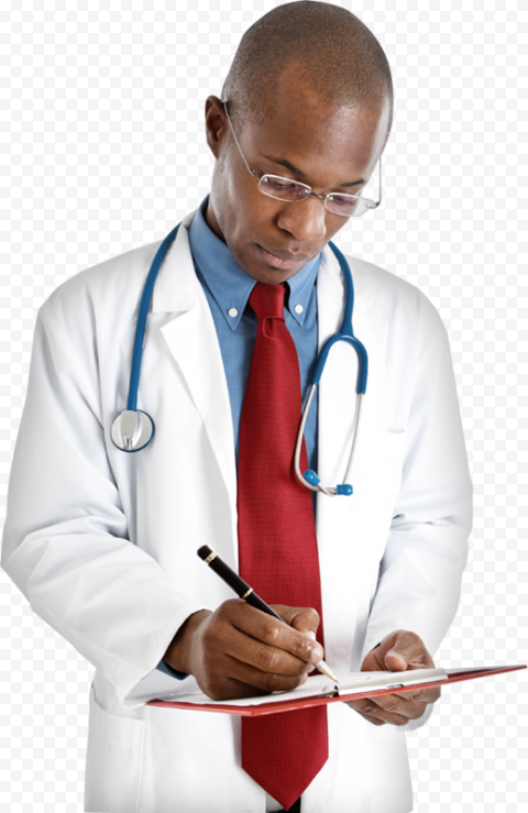 Black Professional Doctor Male Stethoscope