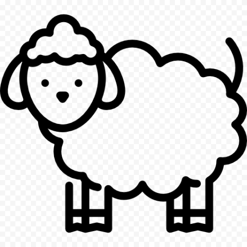 Black Sheep Icon PNG