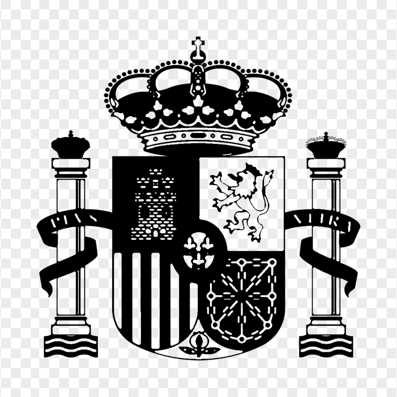 Black Spain Coat Of Arms Logo