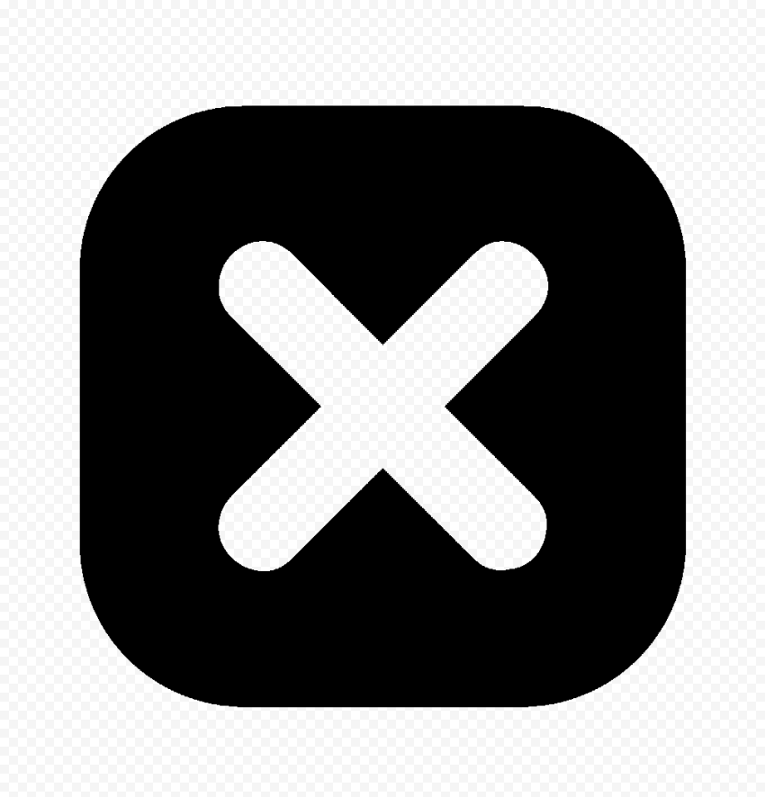 Black Square Close X Button Icon Citypng Black Square Close X Button Icon Citypng