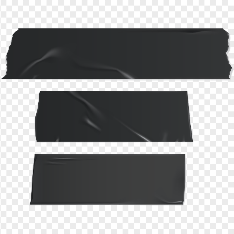 Black Tape Texture Adhesive Duct