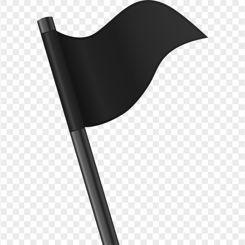 Black Triangle Flag Illustration HD PNG