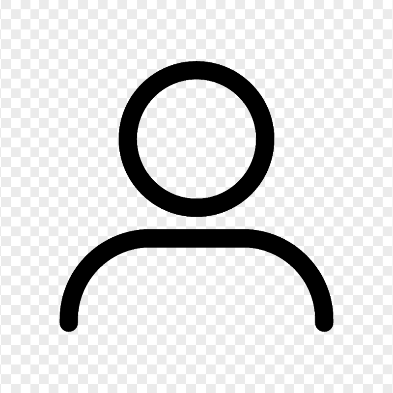 Black User Member Guest Icon