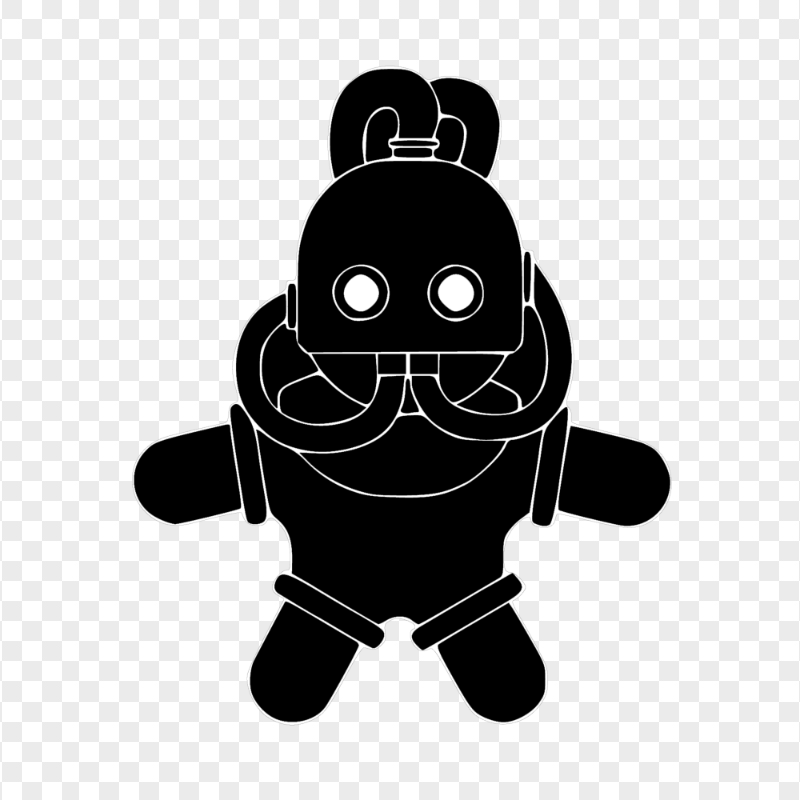 Black & White Mac Miller Swimming Logo