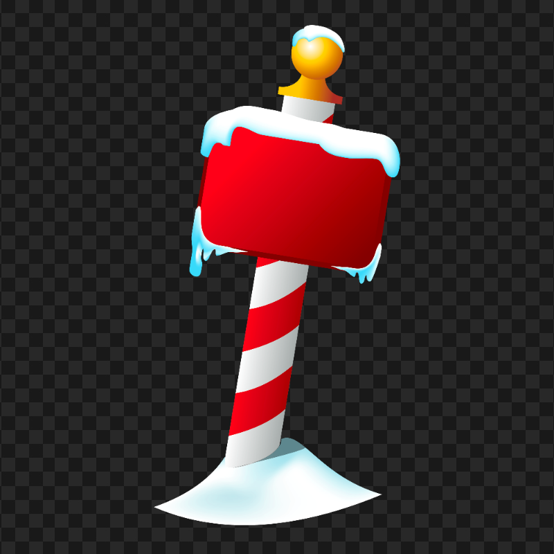 Blank Frozen Sign Northpole Image PNG