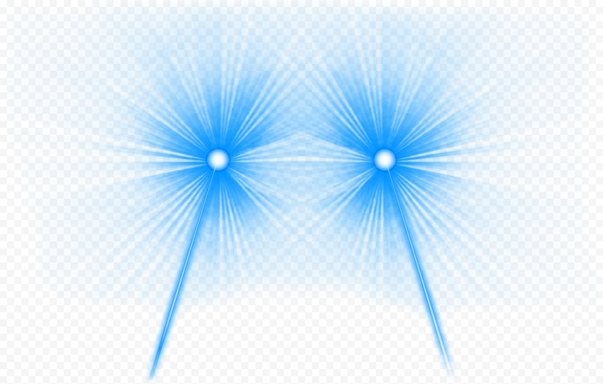 Blue Eyes Lazer Flare Effect Front View PNG | Citypng