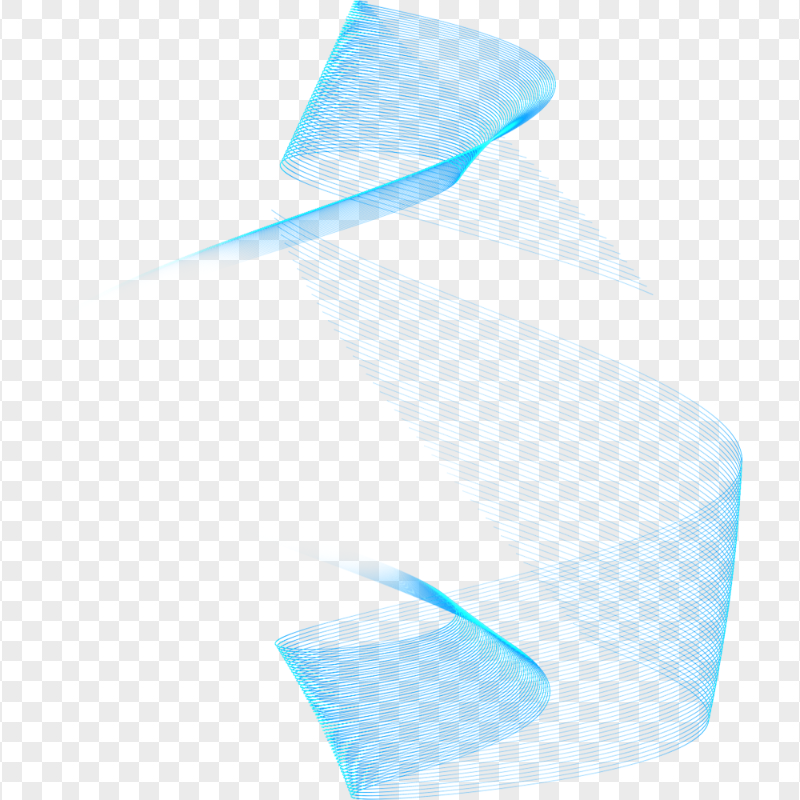 Blue Lines Abstract Effect PNG