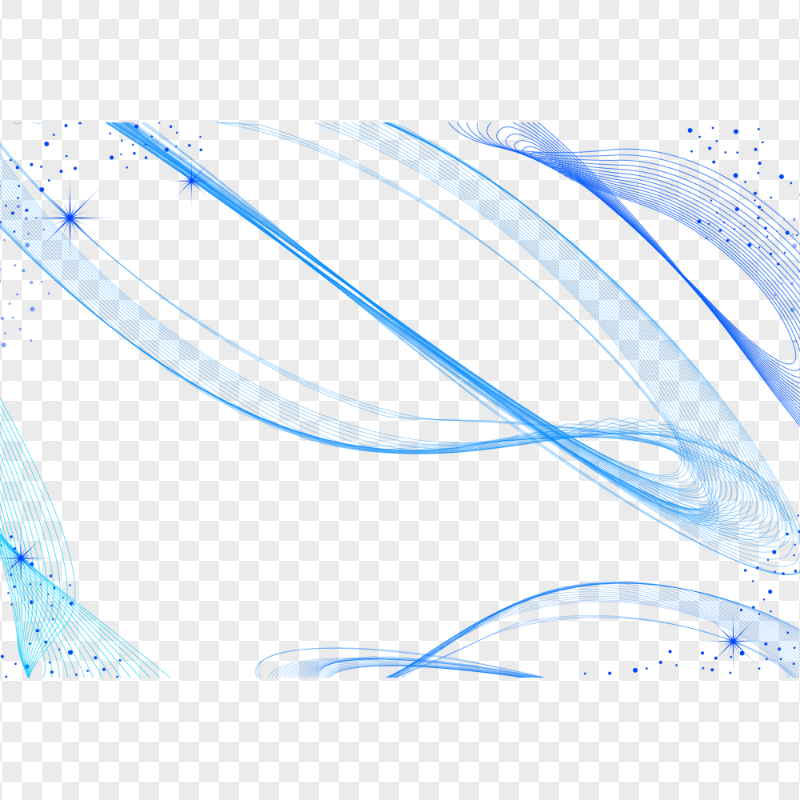 Blue Lines Pattern Abstract Effect HD PNG