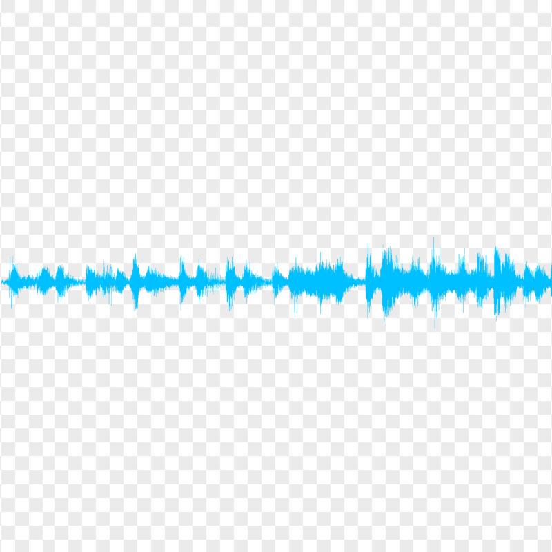 Blue Music Wave Sound Waves Rhythm Transparent Background