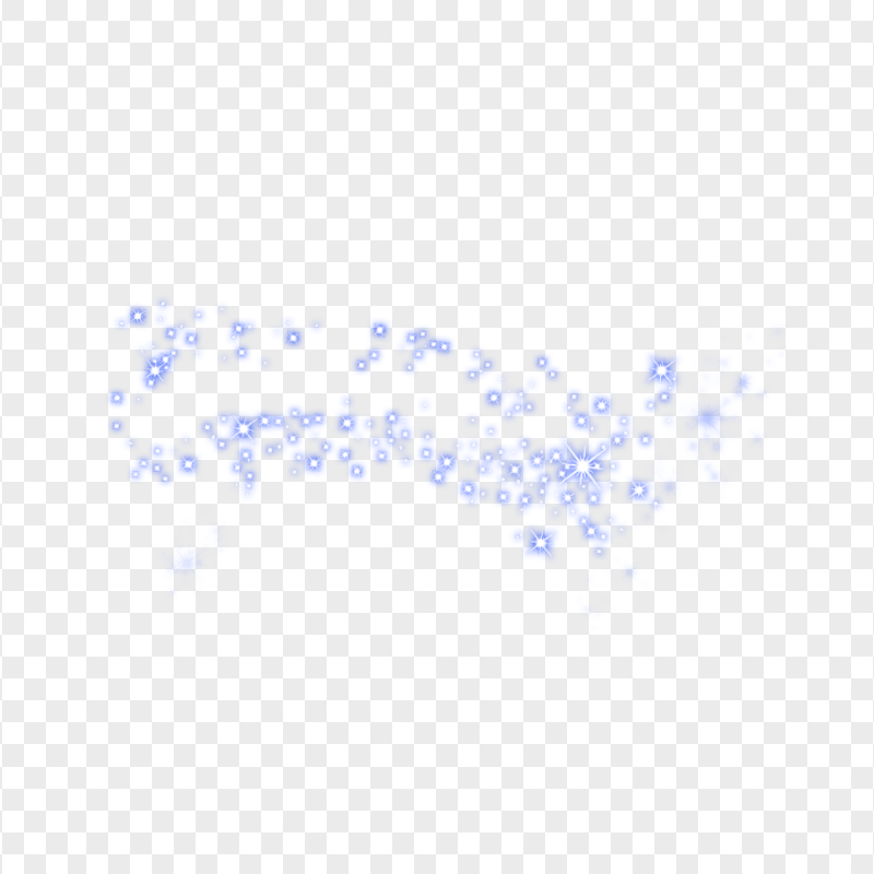 Blue Sparkle Stars Thumbnail Effect