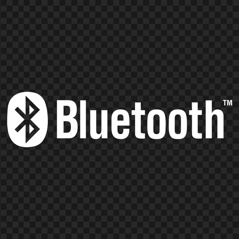 Bluetooth White Logo PNG