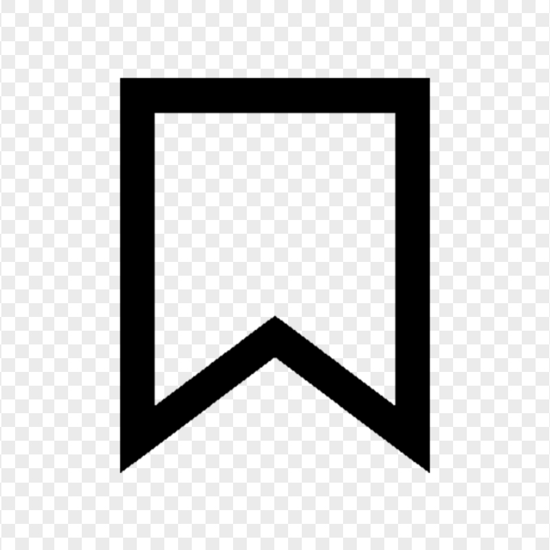 Bookmark Black Icon Symbol