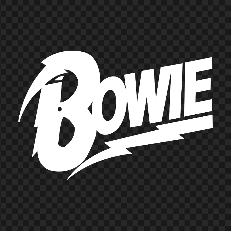 Bowie White Logo HD PNG