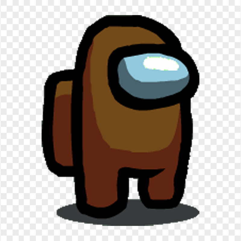 Brown Among Us Character PNG