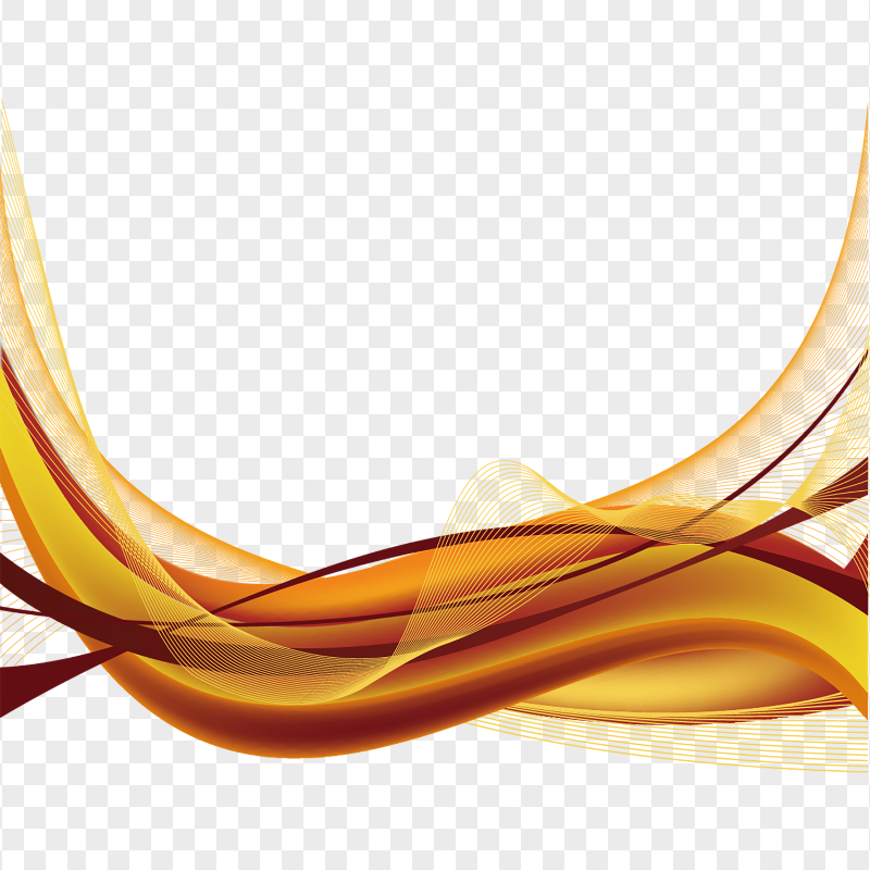 Brown Graphic Wave Lines Abstract Download PNG