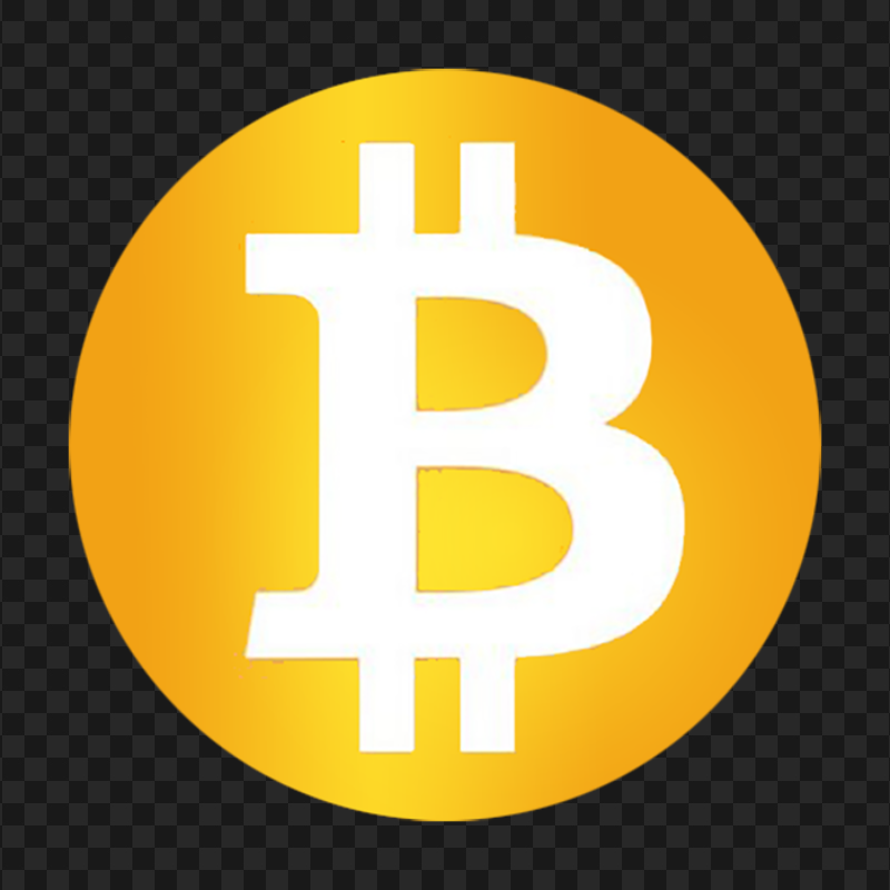 BTC Bitcoin Cryptocurrency Round Icon PNG